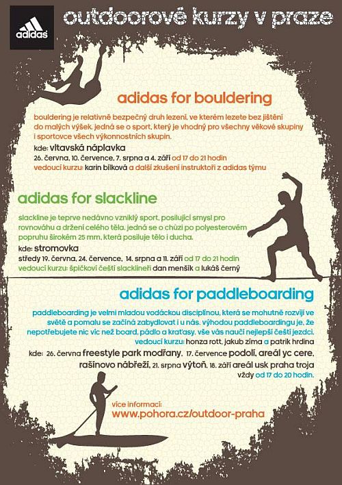 Adidas outdoorové kurzy